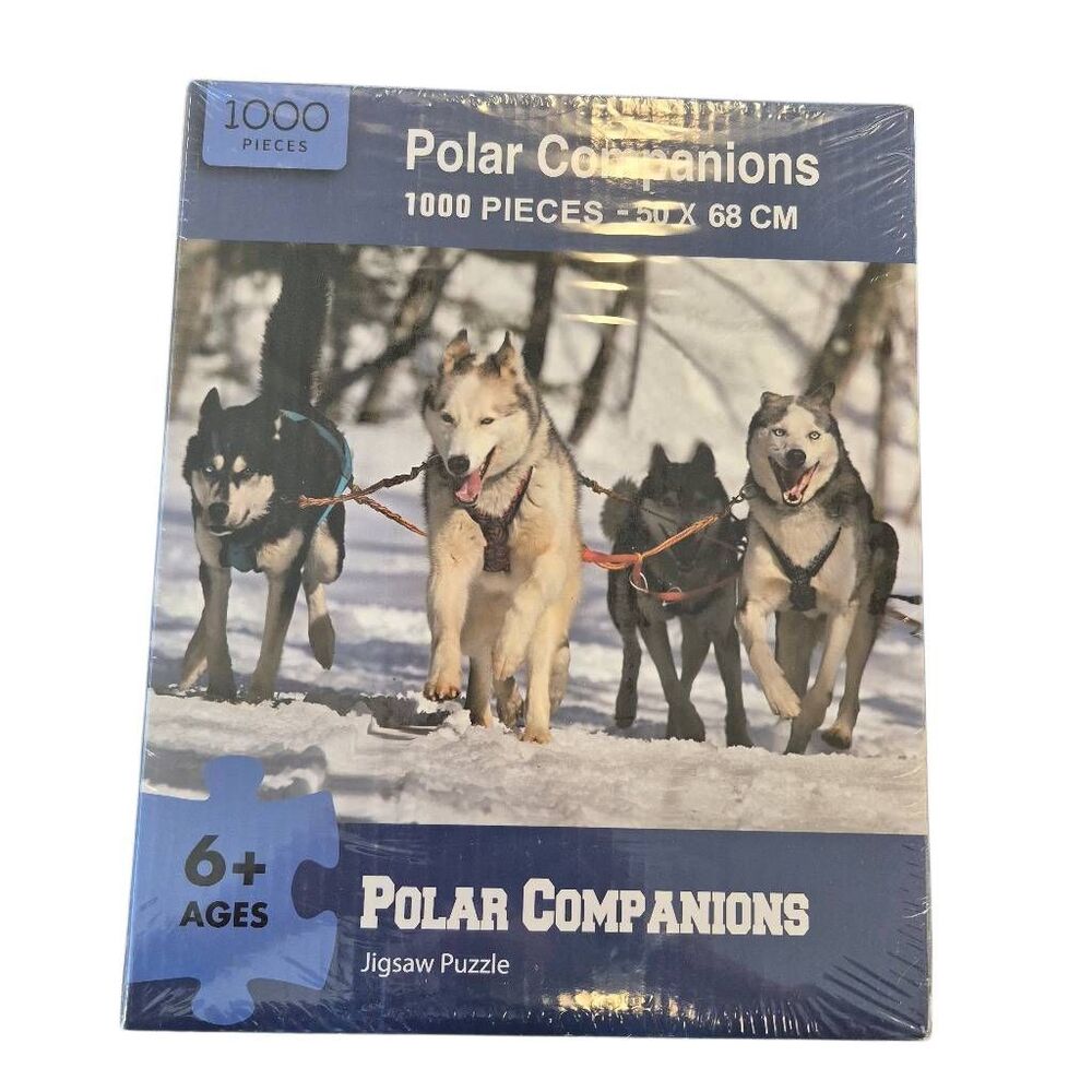 Pip Games Polar Companions 1000 pc Jigsaw Puzzle NEW